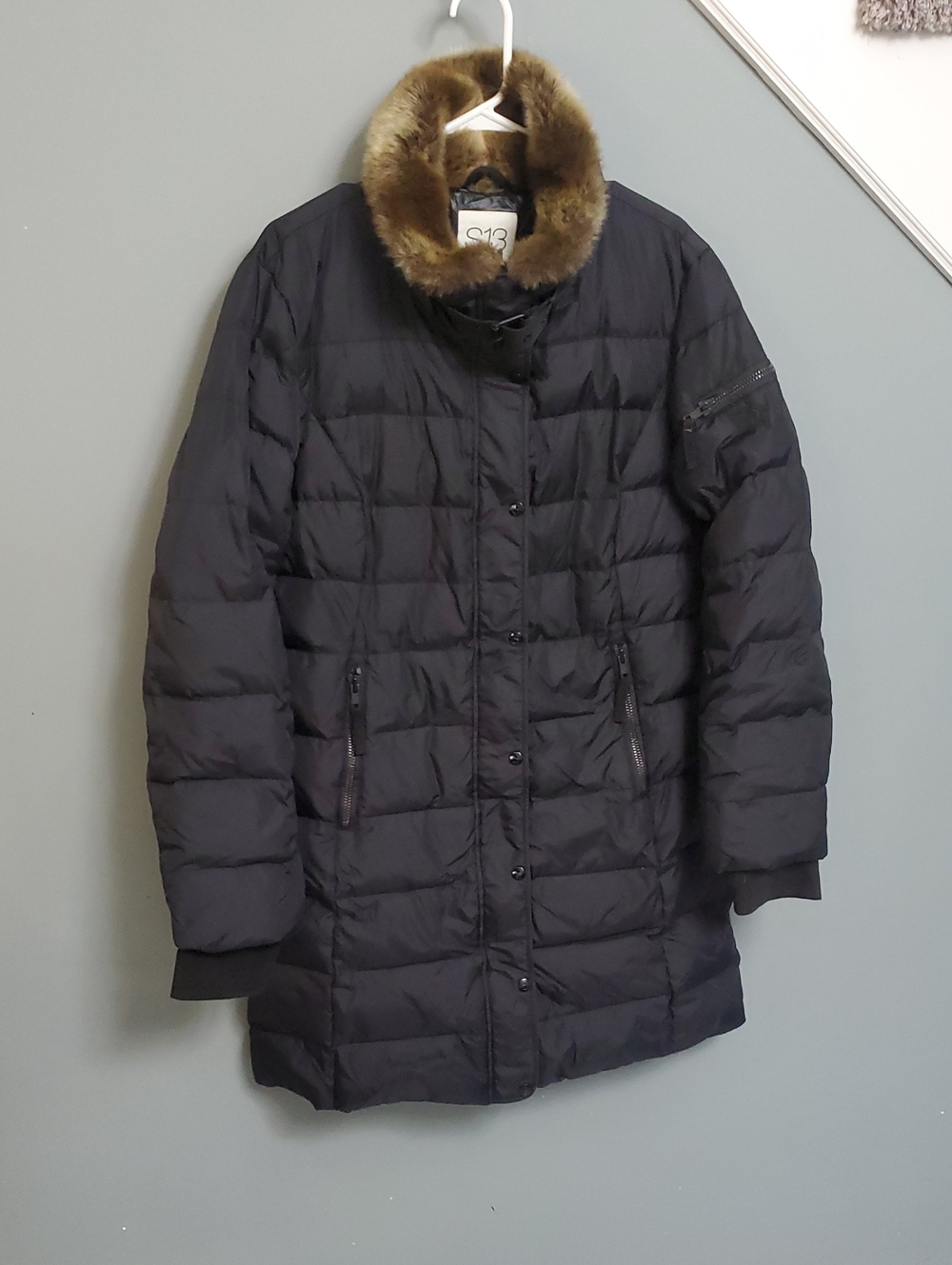 Womens S13 Quilted Puffer Jacket (sz XL)